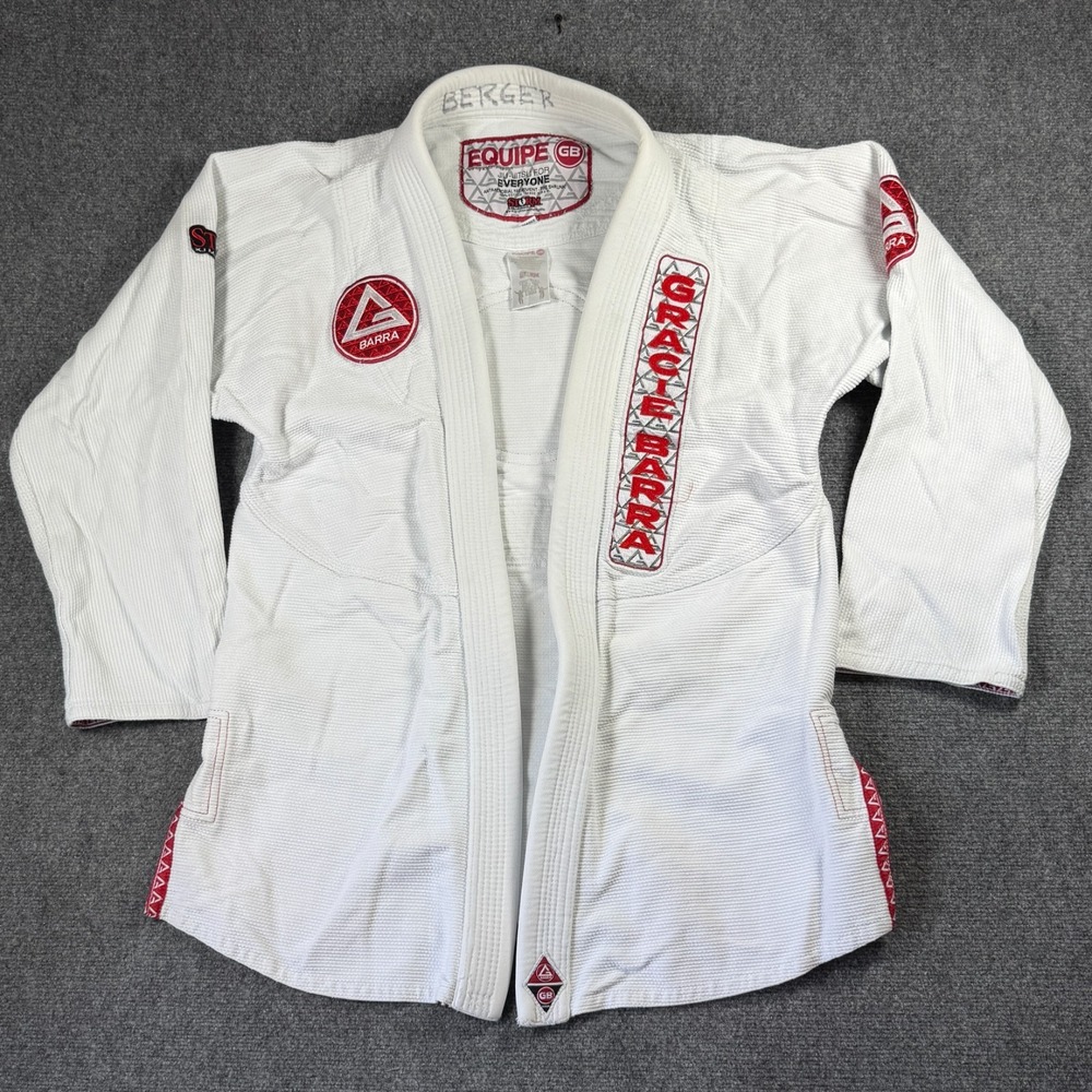 Gracie Barra Equipe GB Edition Kimono Top A4 Brazilian Jiu Jitsu Antimicrobial
